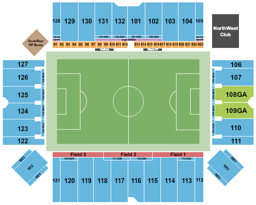 Chase Stadium MLS Cup Seating Chart